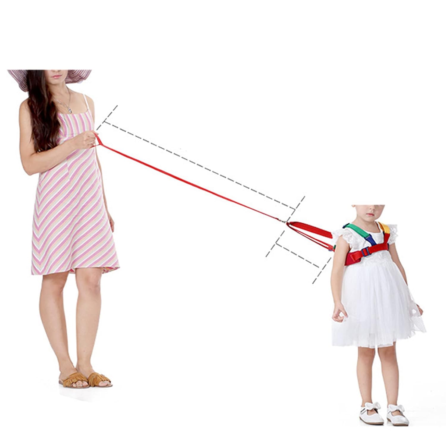 Children Safety Walking Rope, Kids Safety Walking Rope Anti Fall Anti Lost Walk Learning Belt Breathable Toddler Strap