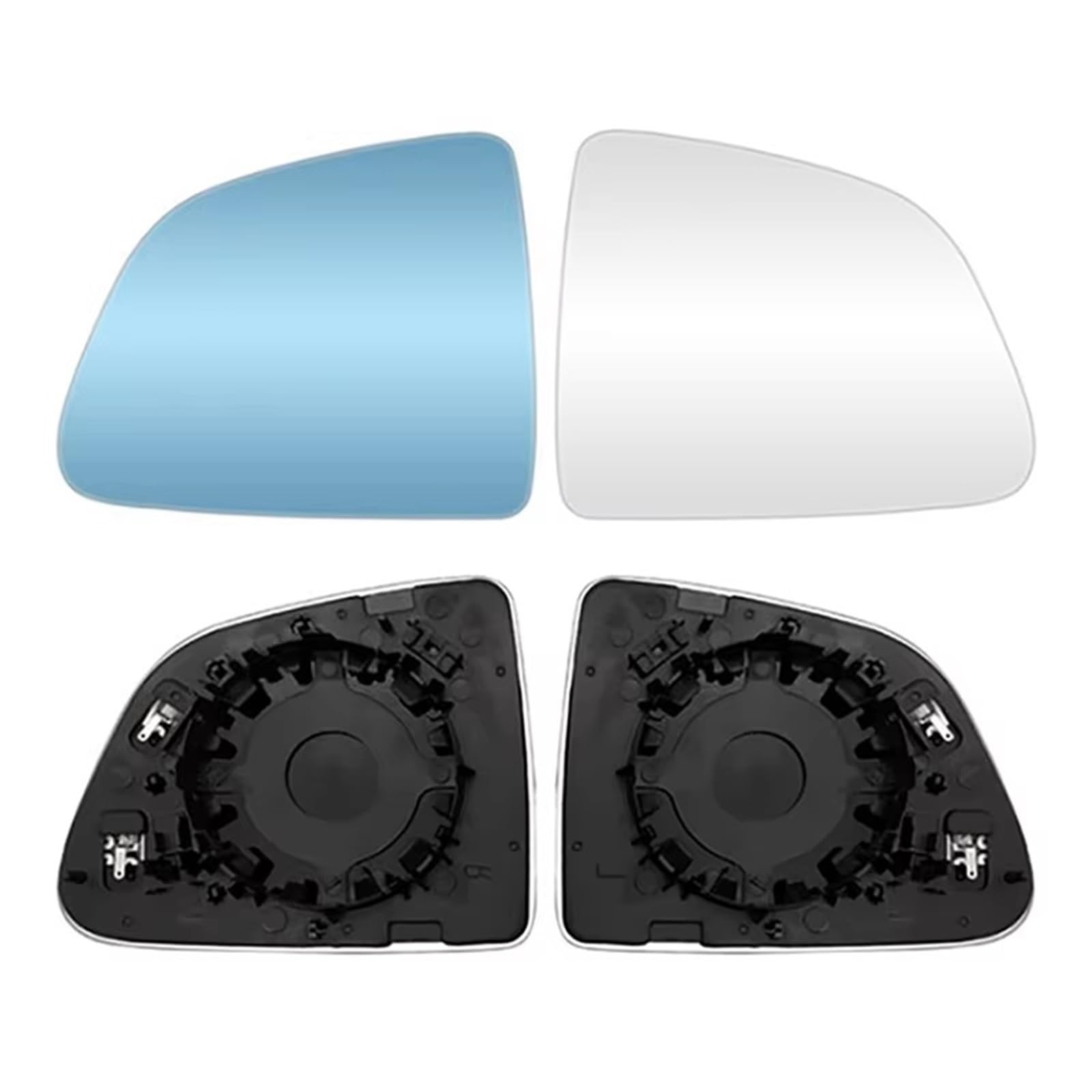 Vetro Specchietto 1 Paio Grandangolo Per Grande Visione Specchietto Retrovisore Riscaldamento Antiabbagliamento Per Tesla Per Modello M S 2024 retrovisore auto(Blue for M S 2024)