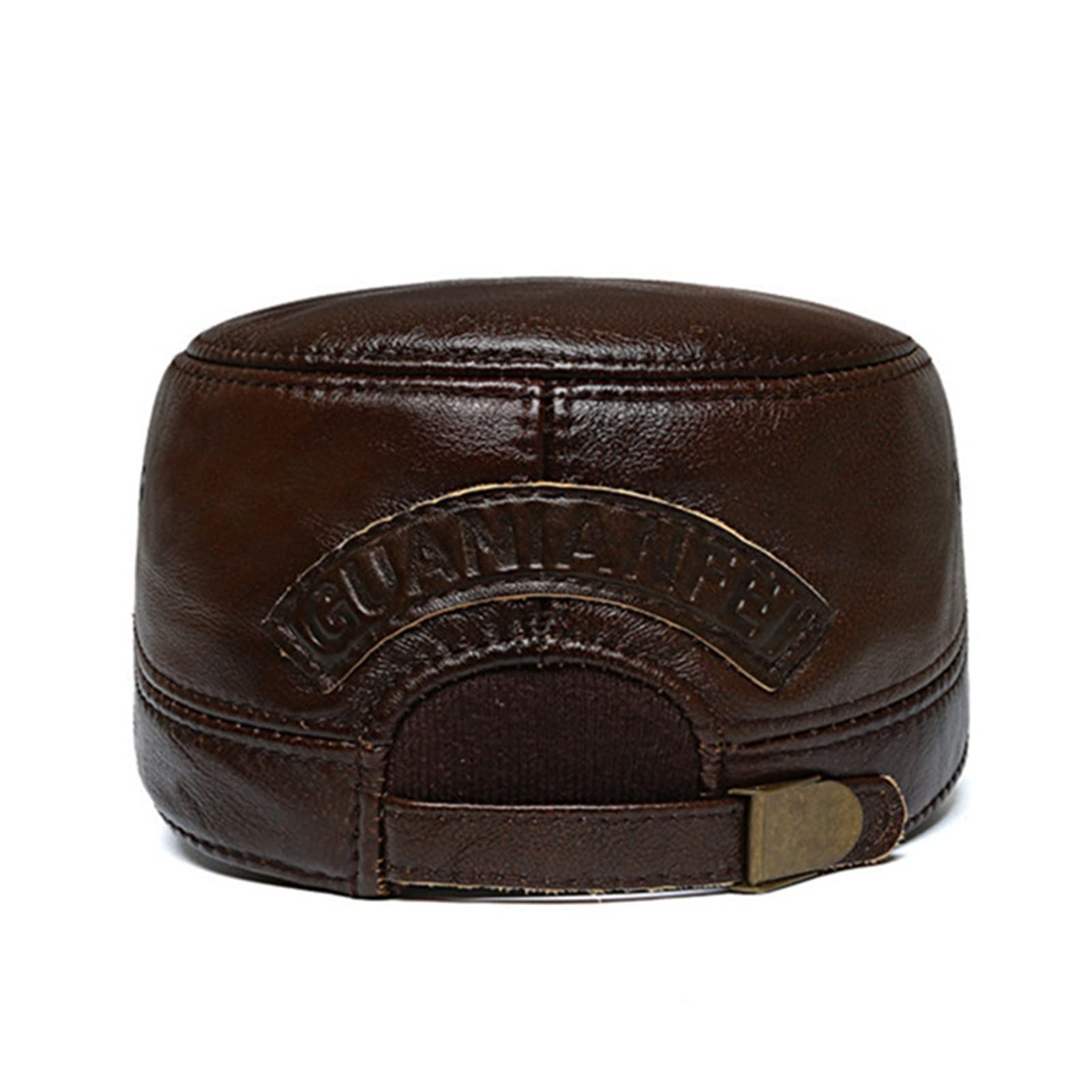 Męskie ciepło Pu Skórzana płaska czapka Newsboy Cap Vintage Beret Cap Jazdy Irlandzki Płaski Kapelusz English Granddad Hat