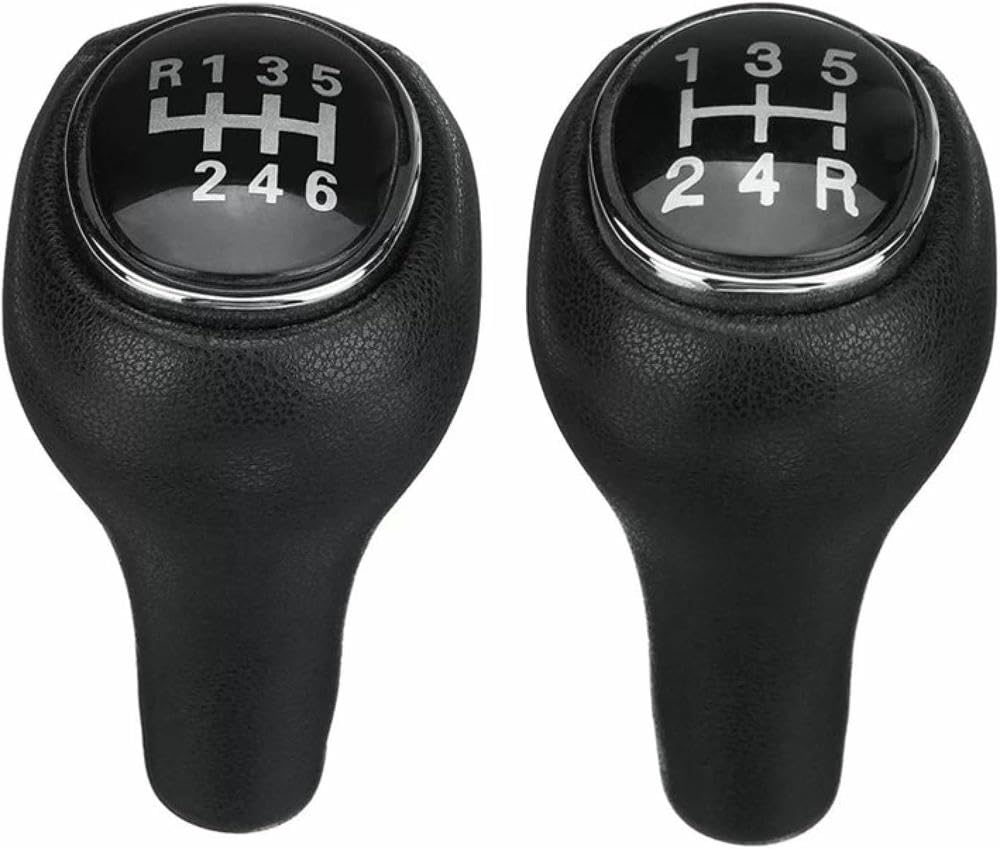 Gznbb 6-Speed Car Manual Gear Shift Knob Boot Cover Gaiter Lever Shifter Handle Stick, For Ford Focus Mk1 1998 1999-2005