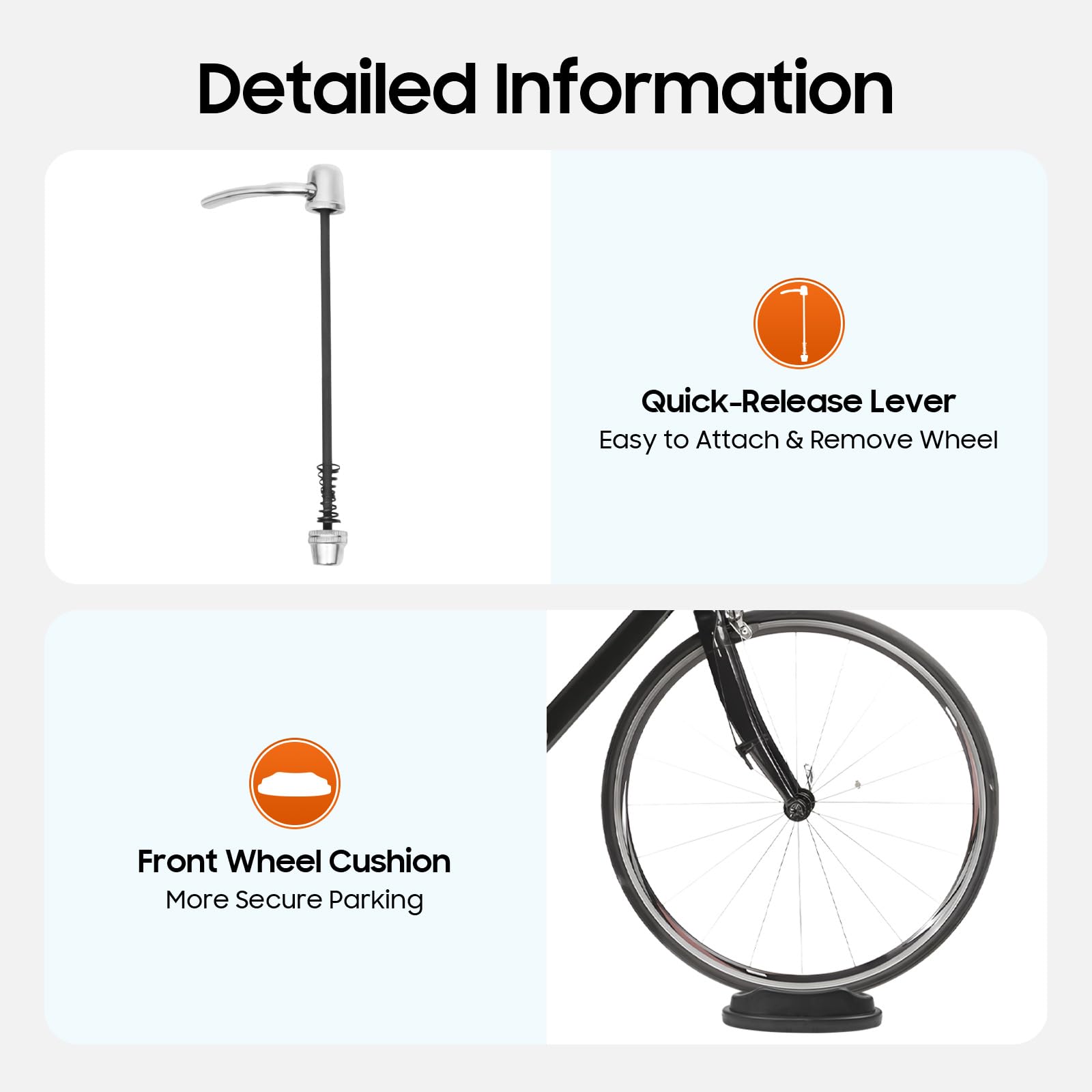 Supporto per bicicletta, allenamento a rulli per bicicletta, portata 150 kg, per bici da 26 – 29 pollici e bici da 700 C