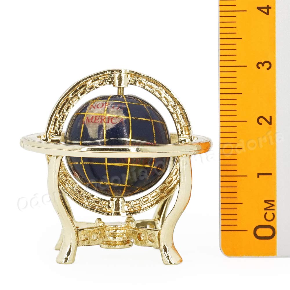 Amazon | Odoria 1/12 ミニチュア ゴールデン 地球儀