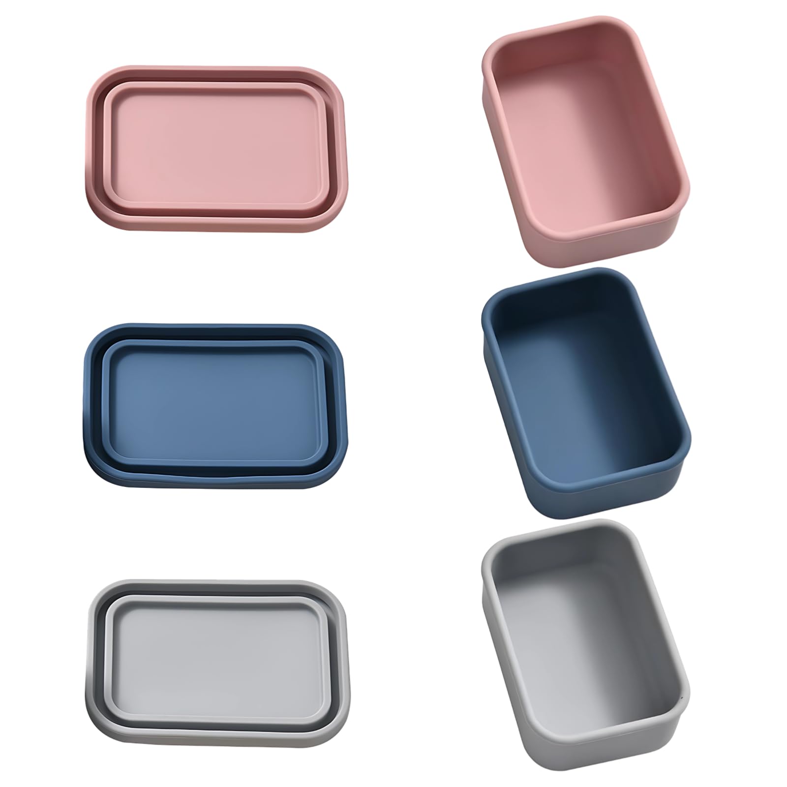 Boîte à savon en silicone anti-fuite pour valise propre