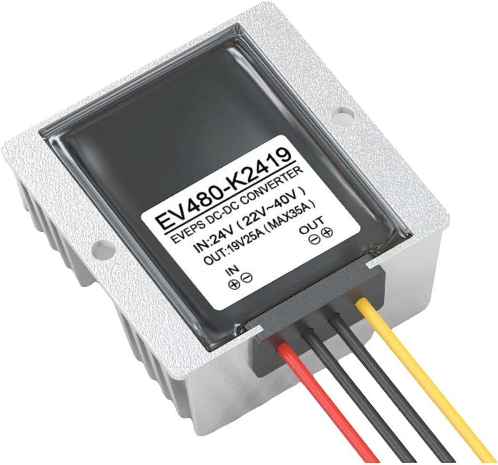 24V to 19V6A8A10A15A20A25A Step-Down Module to 19V Power Converter(24V to 19V 45A Aluminum)