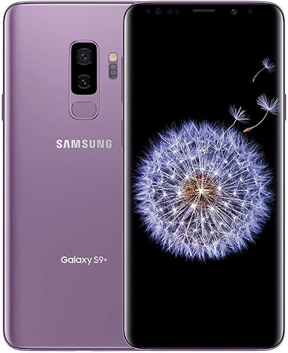 Samsung Galaxy S9+ Plus (64GB, 6GB RAM) Pantalla de 6.2 pulgadas, resistencia al agua IP68 GSM desbloqueado G965U (64 GB, morado lila)