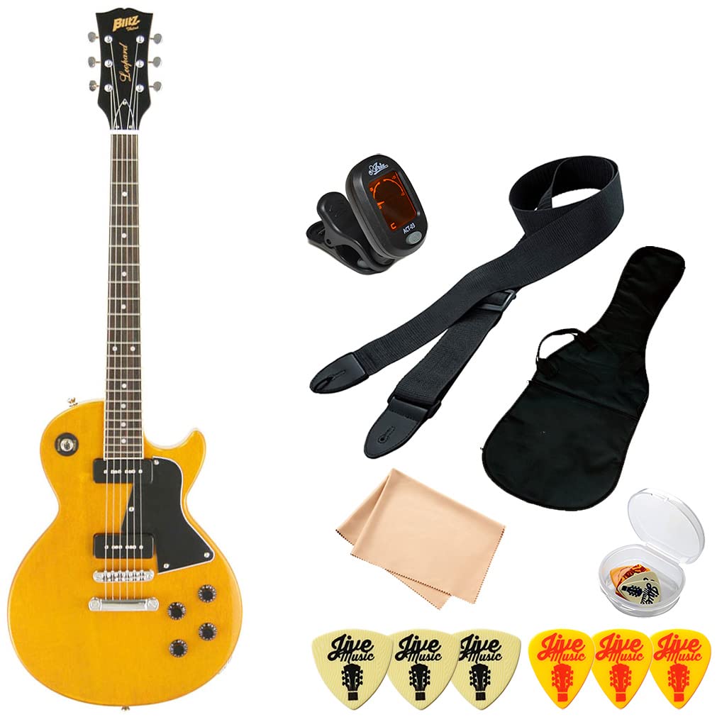 Amazon | エレキギター 初心者セット 7点 Blitz BLP-SPL YL レスポール