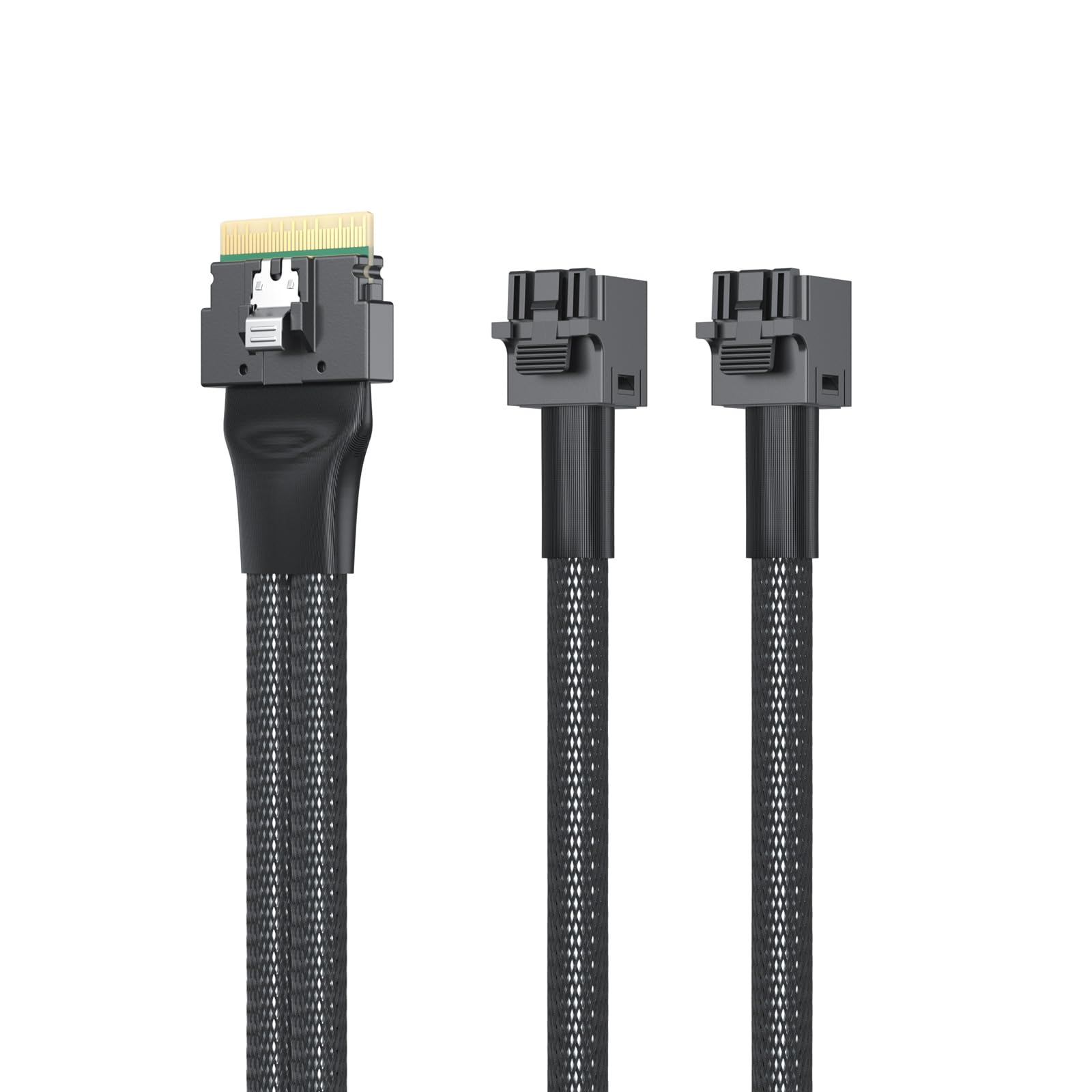 10Gtek Minisas Extender cable, SFF-8643 connector to SFF-8644 slot, 30AWG, 0.8-m