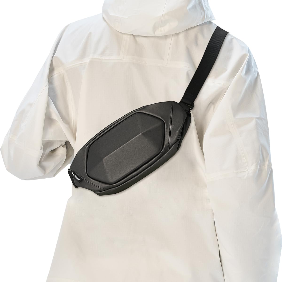 TAJEZZO Cross Body Purse for Women Waterproof Fany Packs Money Belt Shoulder Bag Crossbody Bags Sling Bag Travel Bags for Men and Women, Lightweight Everyday Carry Casual Bag for Tactical, Travel,