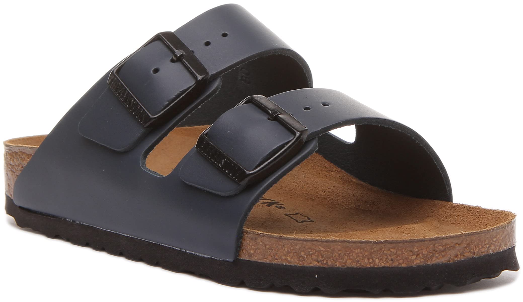 Birkenstock Unisex Arizona Mules, Blau, 7.5 UK Narrow