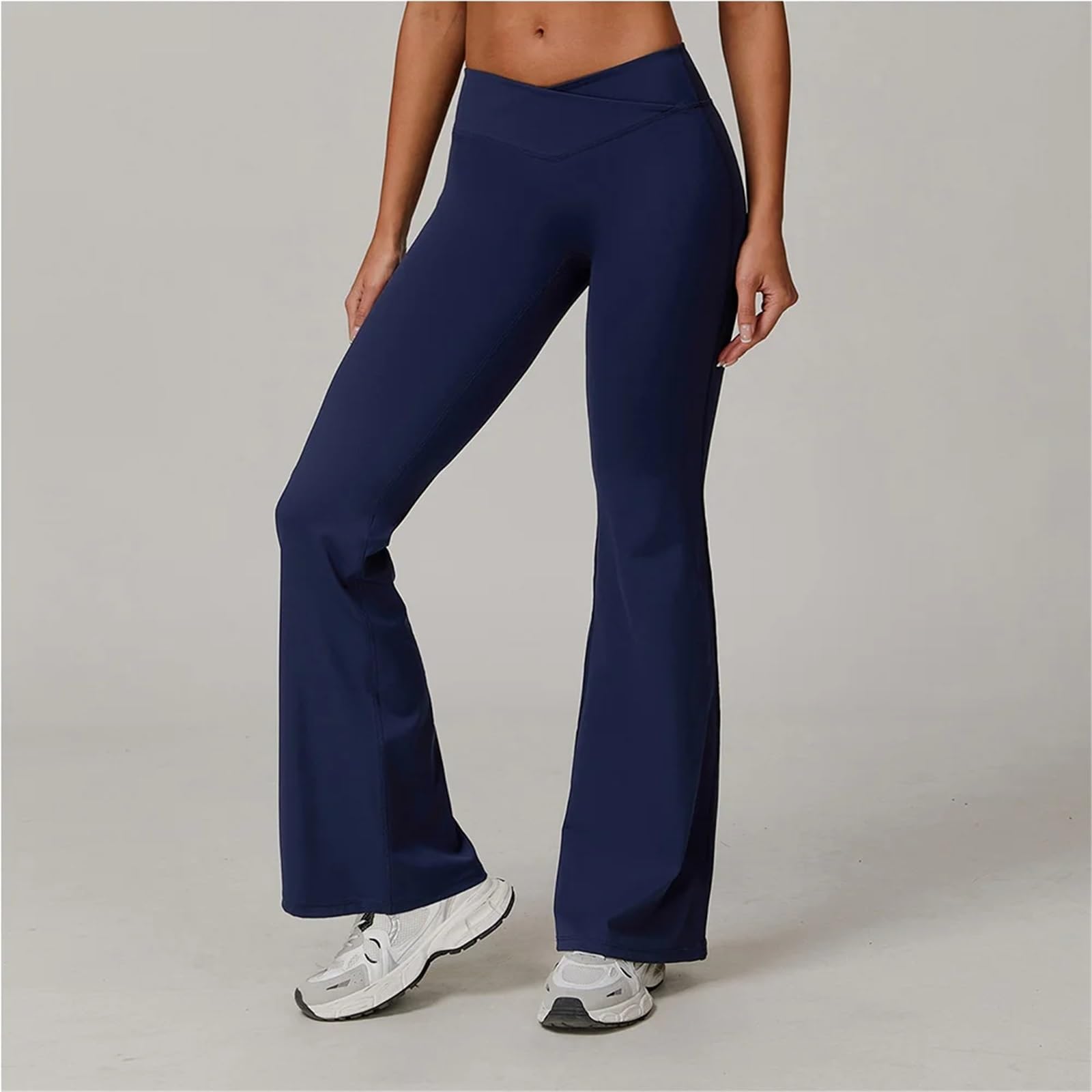 Pantalones de yoga acampanados, leggings deportivos for mujer, cintura alta, pierna ancha, push up, mallas for entrenamiento físico, ropa de gimnasio Para Yoga y Tiempo Libre