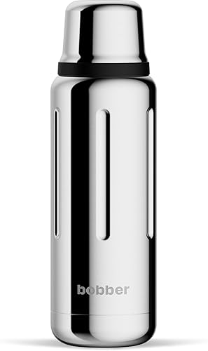 Miniatura 20 de BOBBER Botella térmica de acero inoxidable de 34 onzas para té caliente, café y bebidas frías, sin BPA, apta para lavavajillas, botella de agua