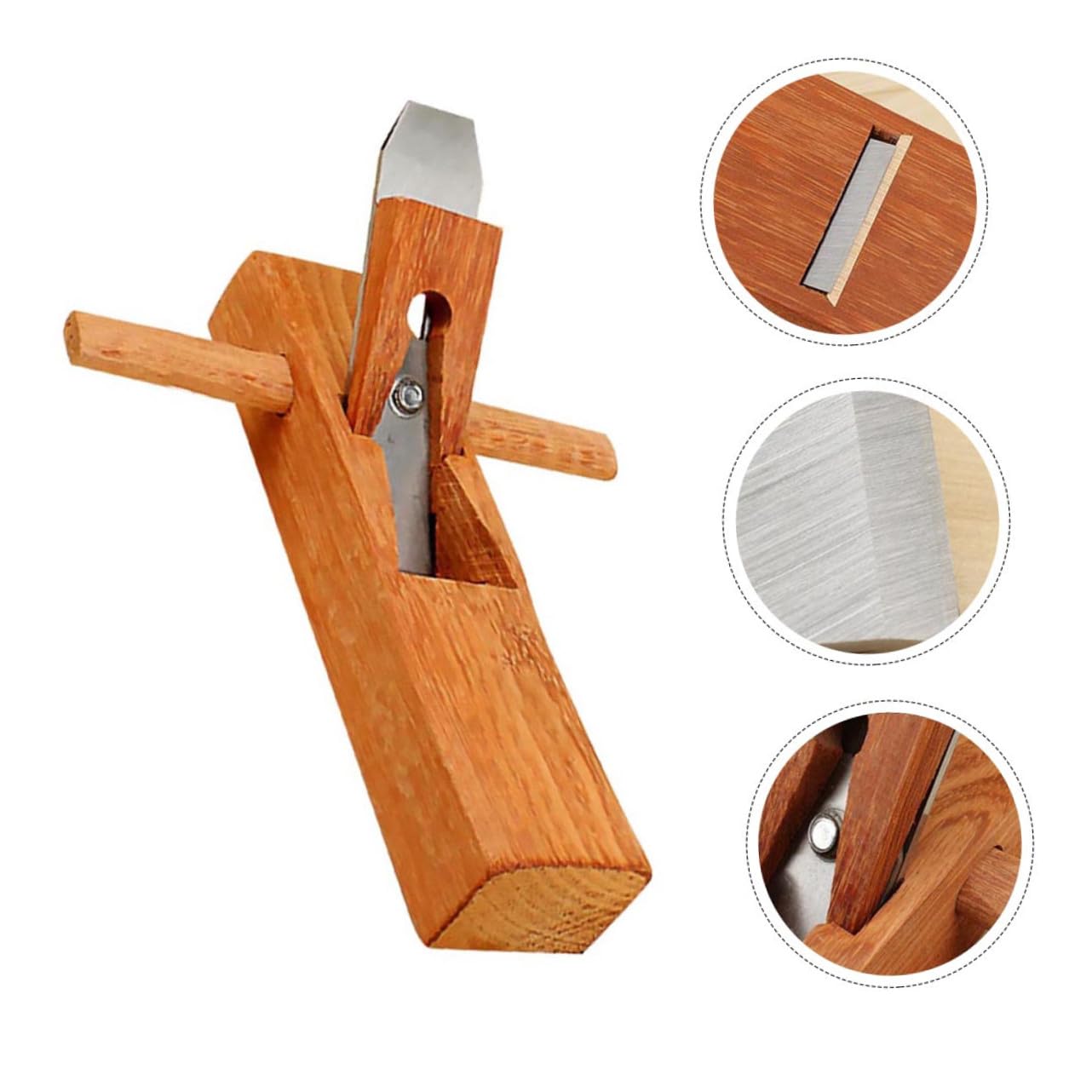 DOITOOL Cepilladora Manual de Madera para Carpintero Material Sintético Resistente y Diseño Cómodo, Herramienta Práctica para Trabajar Madera en Carpintería
