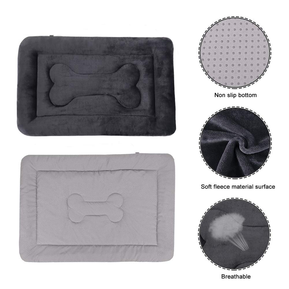 JoicyCo Extra Large Dog Bed Crate Mat 47 in NonSlip Washable Soft