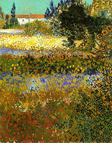 Toile Jardin fleuri Vincent van Gogh pour ressentir la poésie de la nature
