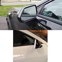 Vista 7 de NINTE Cubierta de espejo para Chevrolet Camaro SS RS LT ZL1 LS 2016-2024, cubiertas de espejo negras brillantes pintadas en ABS (no el reemplazo)