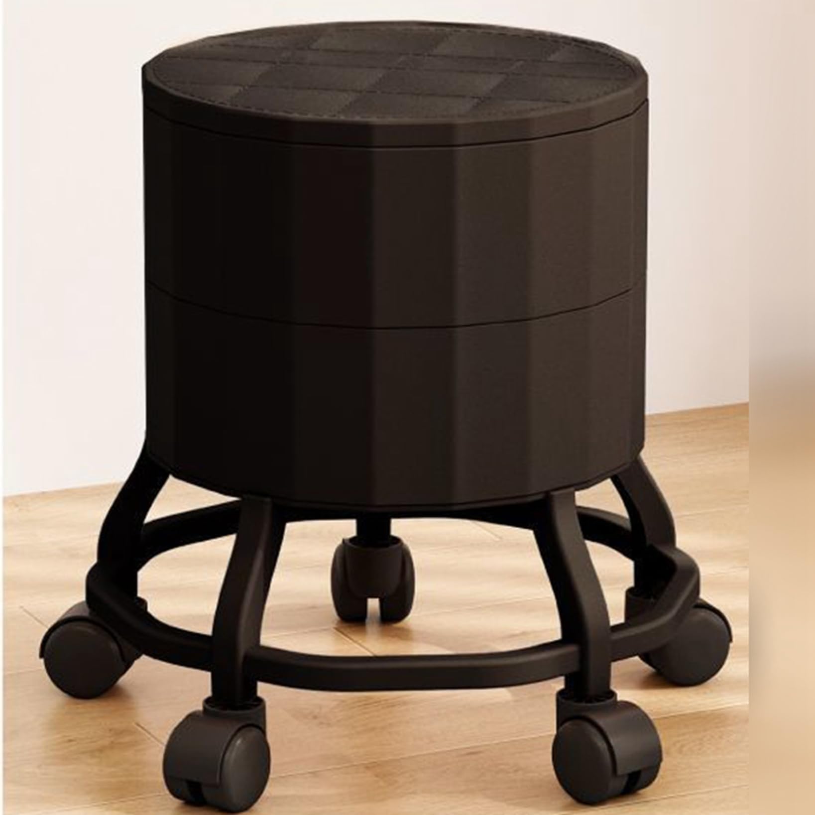 Amazon｜オットマン 収納ボックス キャスター付き マルチスツール 脚