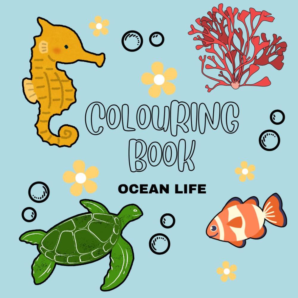 Colouring Book Ocean life
