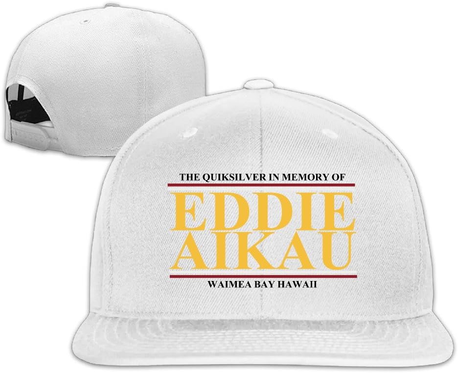 Hawaii Surf Hero Eddie Aikau Solid Snapback Baseball Hat Cap One Size