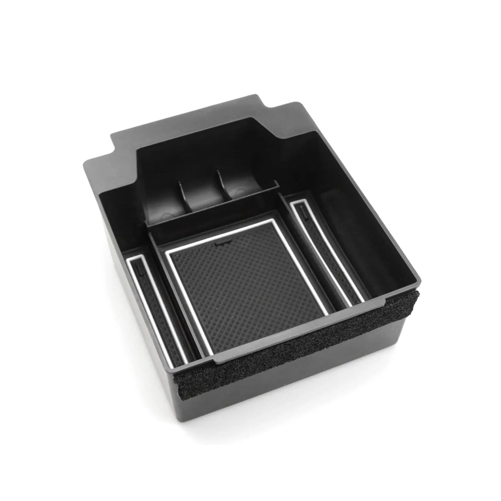 Sckcpnhnpp One Color Console Storage Box Container For Seat For Ateca 2017-2024 Auto Interior Armrest Storage Box Central Control Console Container Car Stowing Tidying Supplies Armrest Storage Tray(3)