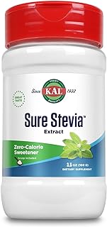 KAL Sure Stevia Extract Powder, Low Carb, Plant Based Stevia Sweetener, ...