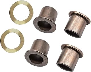 Jkowueom Spindle Bushings Upper and Lower Bushings, King Pin Wave Washer, for Club Car Precedent Golf Carts 102288201