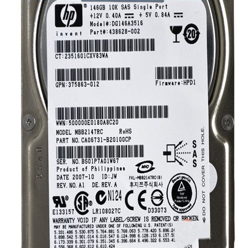 【中古】HP/COMPAQ Evo Desktop D310 MTD310 STD310 ST/CT対応メモリ1GB Amazon.com: 375863-012 Hp/Compaq 146Gb 10000Rpm Sas Hard Drive
