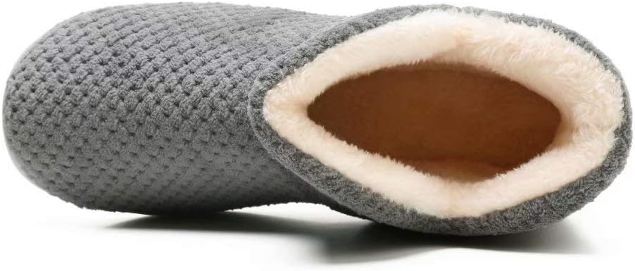 Women's Cozy Bootie Slippers Fuzzy Outdoor Indoor House Slippers - Image 3