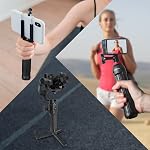 Desktop Compact Stand Tripod Handle Grip Compatible for DJI Ronin S Zhiyun WEEBILL 2 S Crane 2 3 Moza Gimbal Stabilizer DSLR Cameras