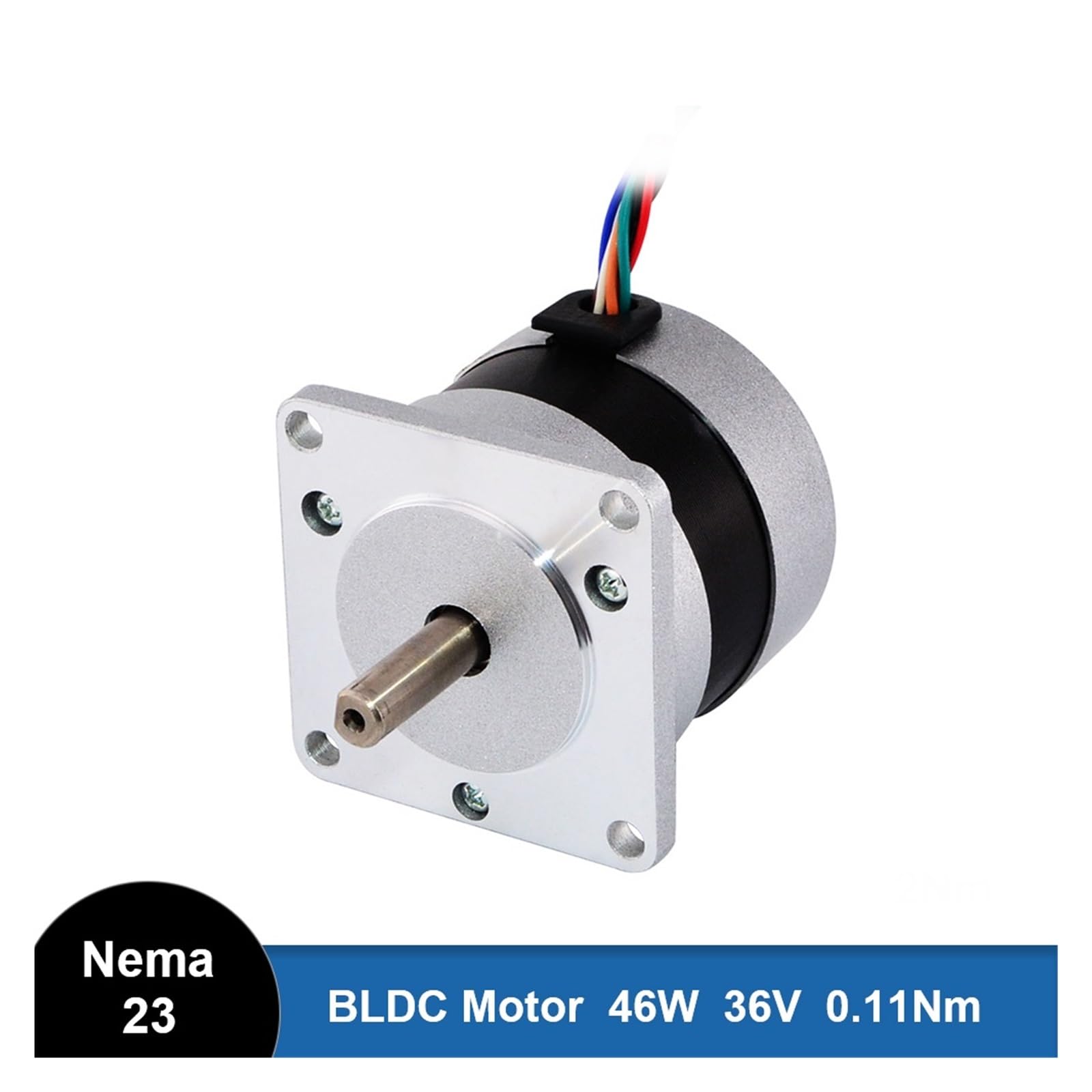 Nema23 46W BLDC motor 3-phase 4000RPM 36VDC 2.0A 0.11Nm brushless motor