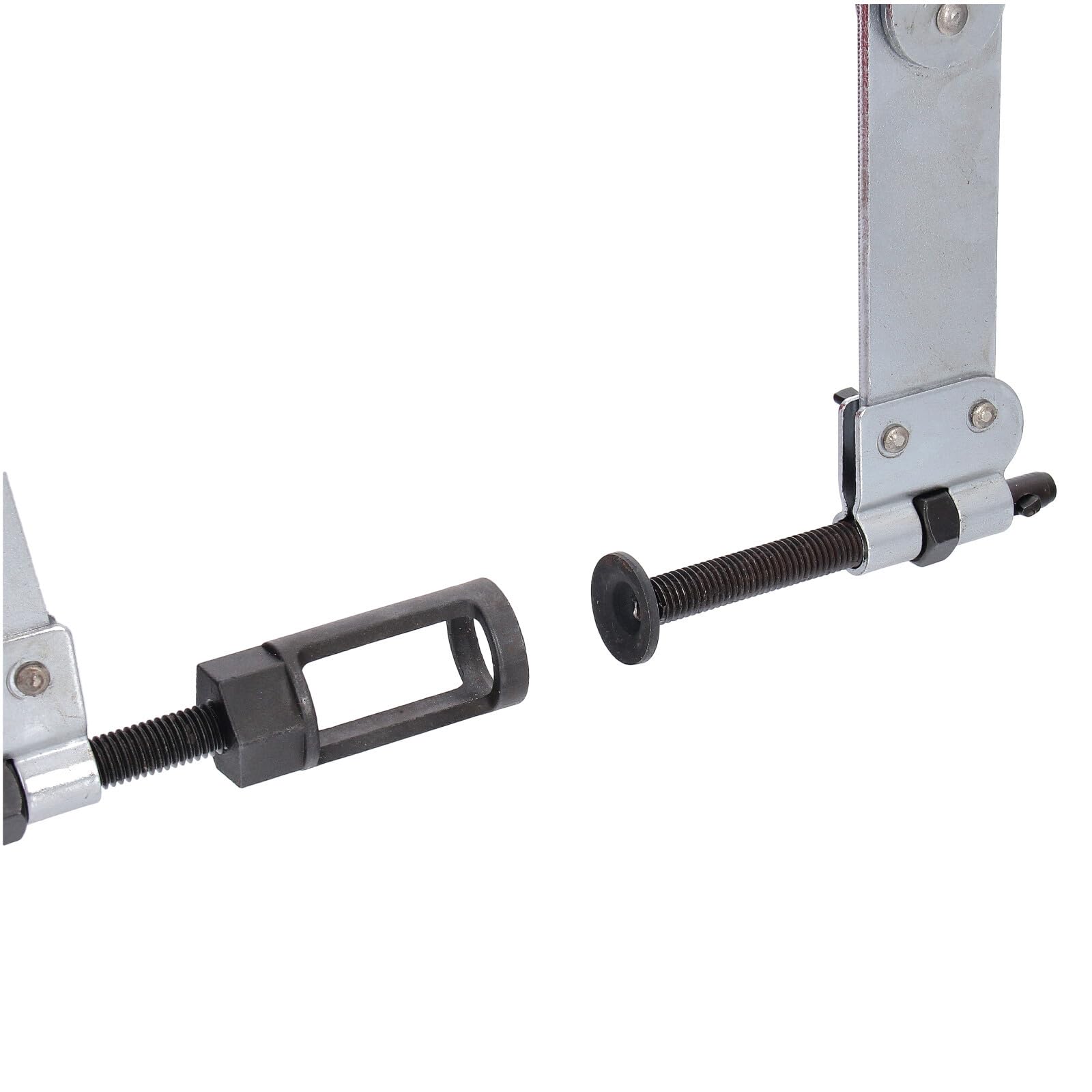 GEPCO Ventilfederspanner | Ventilfeder Werkzeug für Diesel & Benzin Motoren 35 – 200 mm Ausbau | Profi KFZ Werkzeug Universal | 2 Druckstücke 25/30 mm