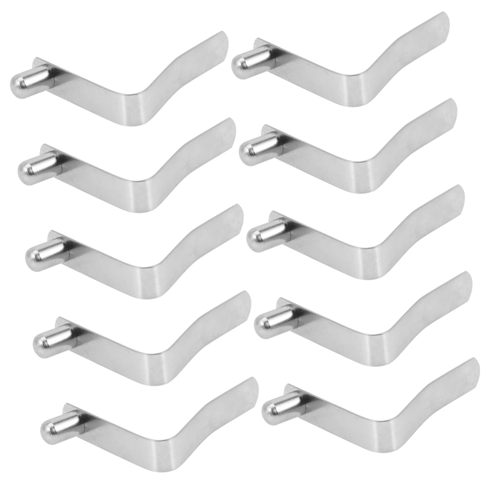 BRIGHTFUFU 2sets Spring Buckle Snap Clip for Tent Pole v Shape Shrapnel Boat Buckle Kayak Spring Clip 10pcs*2
