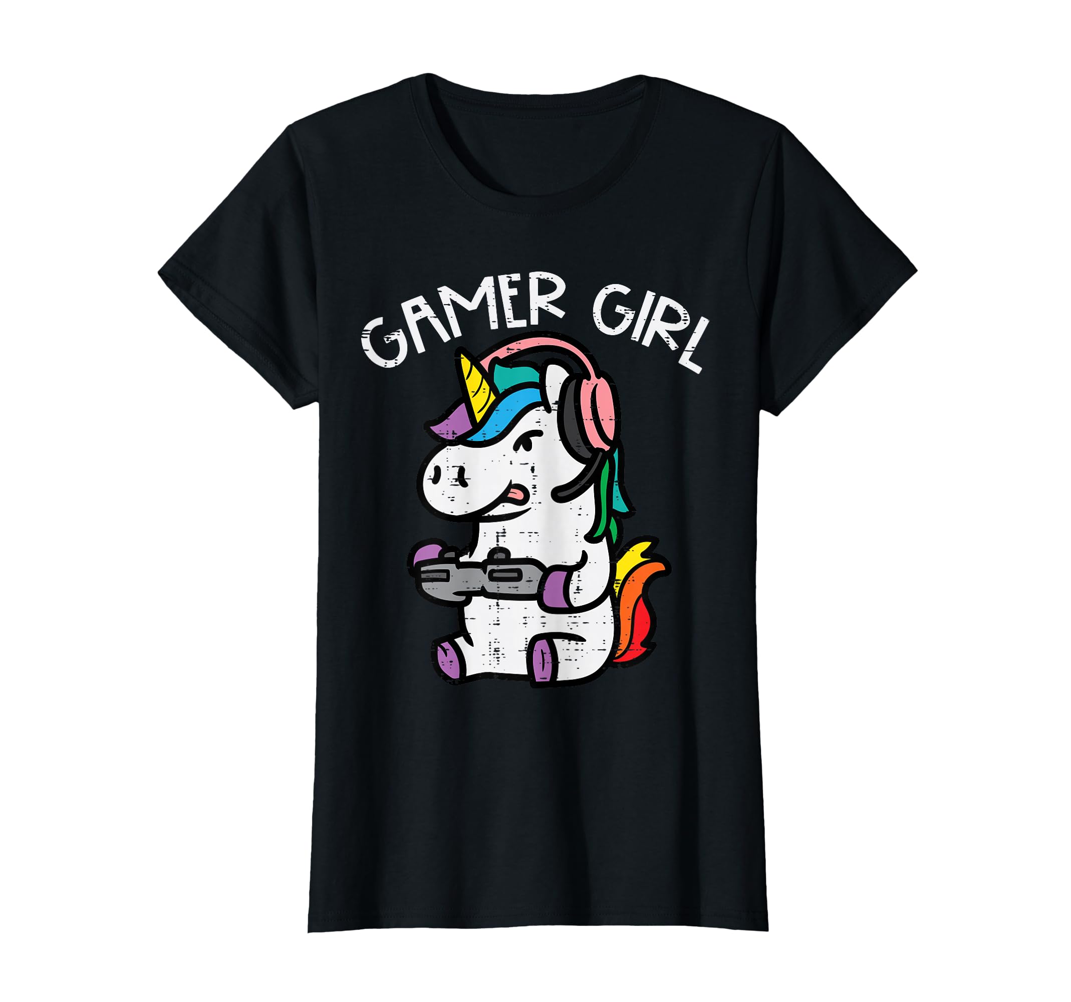 Gamer Girl Unicorn Video Gaming Women Kids Toddler Youth T-Shirt