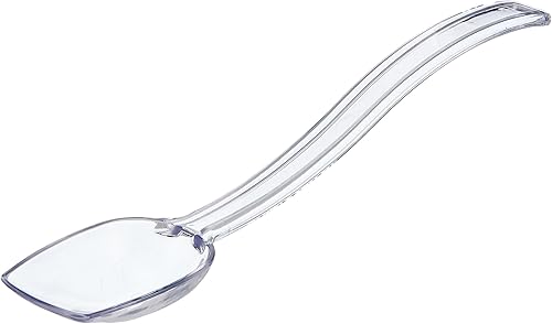 Winco PSSB-10C - Cuchara sólida de bufé de 10 pulgadas, 3/4 onzas, transparente