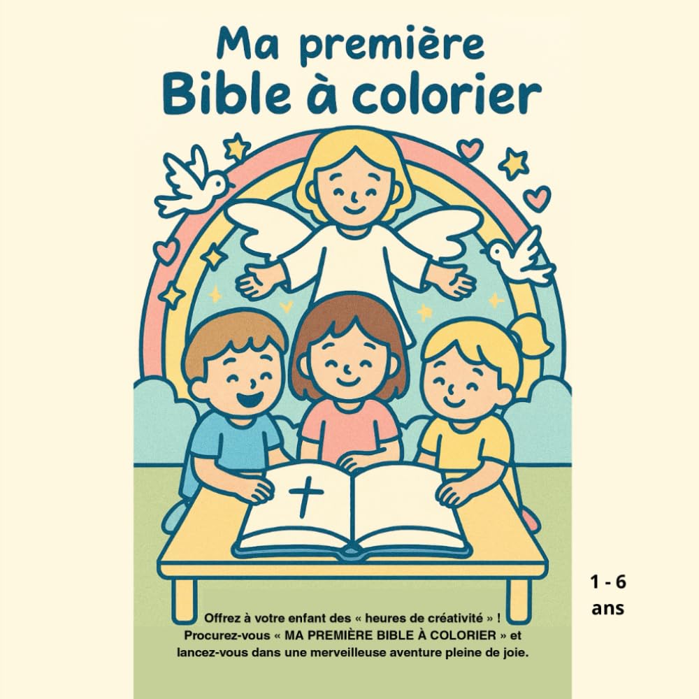 Ma premiere bible a colorier: decouvrez ma première histoire biblique