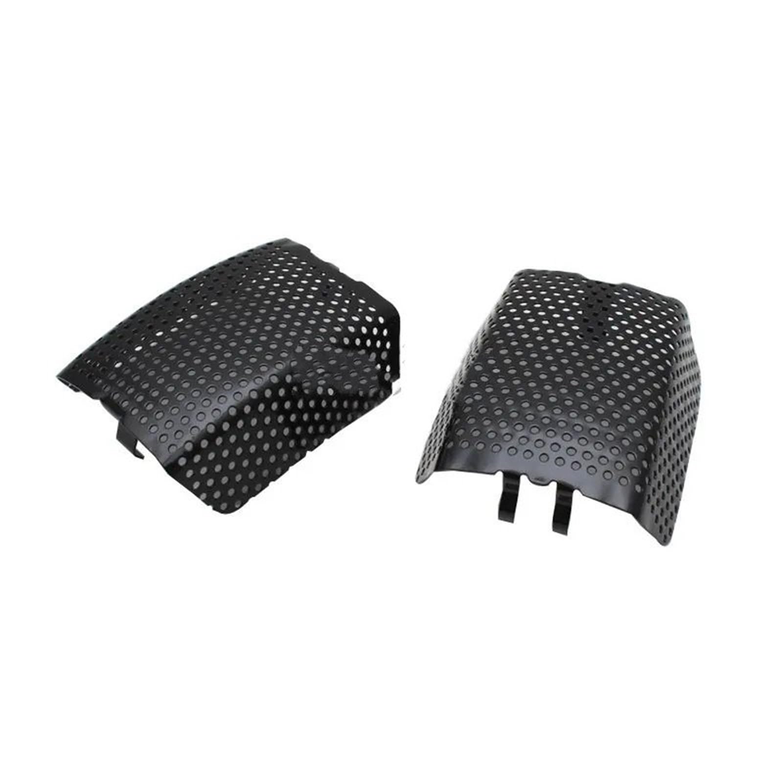 Condotti Aria Freno Di Raffreddamento Kit Moto Cromato/Nero Inserto Pinza Freno Anteriore Set Misura Per Harley Touring Road King Electra Glide CVO Ultra Classic V-Rod 06-19(Chrome)