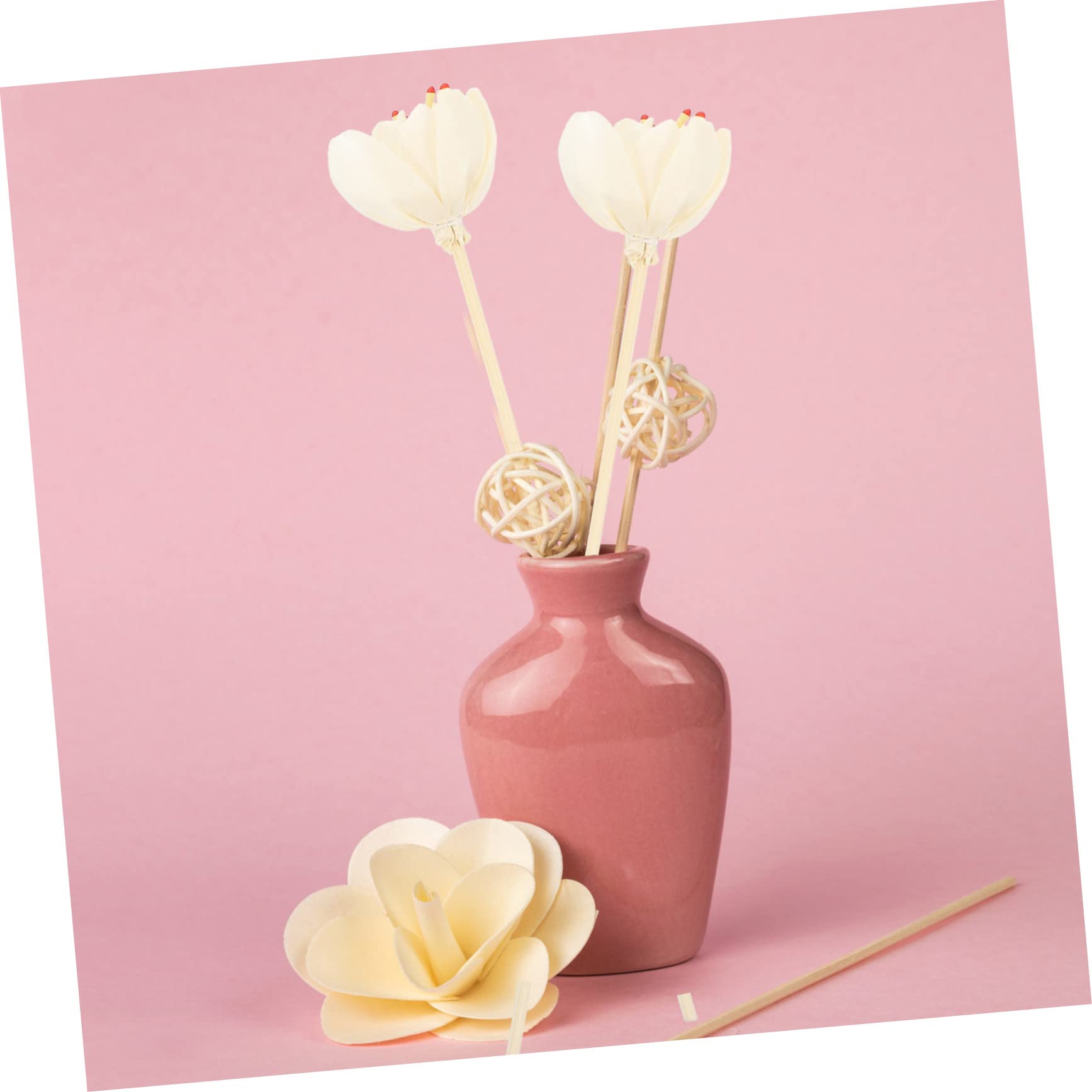COHEALI 4 Sets Diffusor-nachfüllstäbchen Diffusor- Für Büro Heimdekoration Künstliche Blumenstäbe 10 Stück X 4