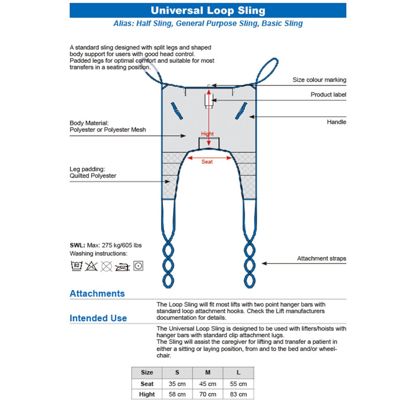 Eslinga Para Elevación De Pacientes Universal Grua Traslado Enfermos Personas Mayores Transferencia Asistida Reutilizable Grúa De Paciente Cinturón Para Paciente Eslinga Elevación Cuerpo S