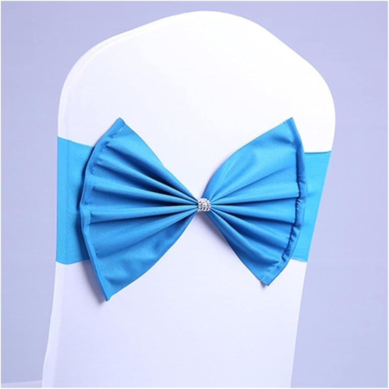 Wedding chair sashes,10pcs Satin Chair Sash Wedding Chair Sashes Wedding Chair Bow Ribbon Party Chair Band Married Birthday Party Decoration (Color : D, Size : One size) ( ( Color : E , Size : One Siz