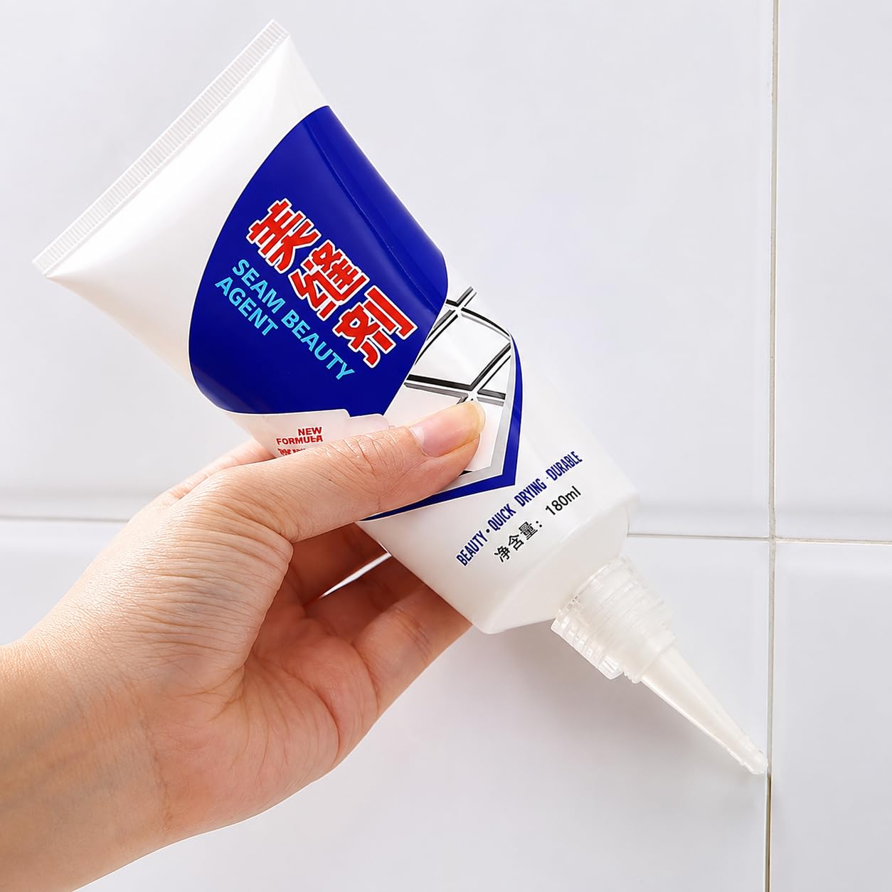 Waterproof Tile Gap/Crack/Grout Filler Water Resistant Silicone Sealant for DIY Home Sink Gaps/Tiles Gaps/Grouts Repair Filler Tube (180 Ml White, Pack of 1)-image-41