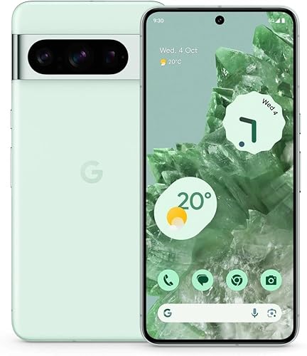 Google Pixel 8 Pro - Smartphone Android desbloqueado con teleobjetivo y pantalla Super Actua - Batería de 24 horas - Perfecto - 128 GB