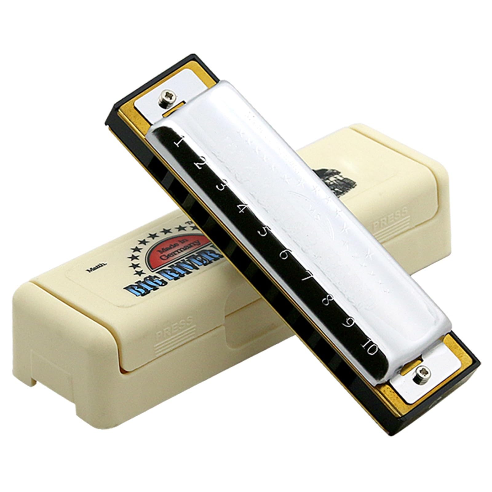 Harmonica blues 10 trous pour débutant clé C