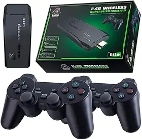 INSYOO Video Game Stick Lite Retro 2 Controles Sem Fio 10mil Jogos for Adult and Children | Sem Fio, HDMI