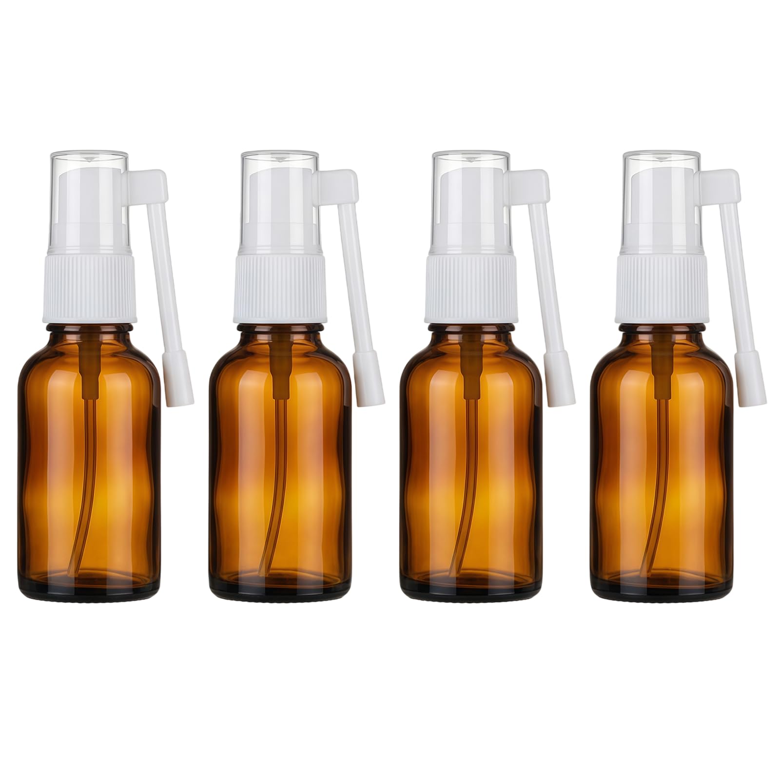 Amazon.com: 4-Pack10ml (0.34oz) Amber Glass Empty Oral Sprayer for