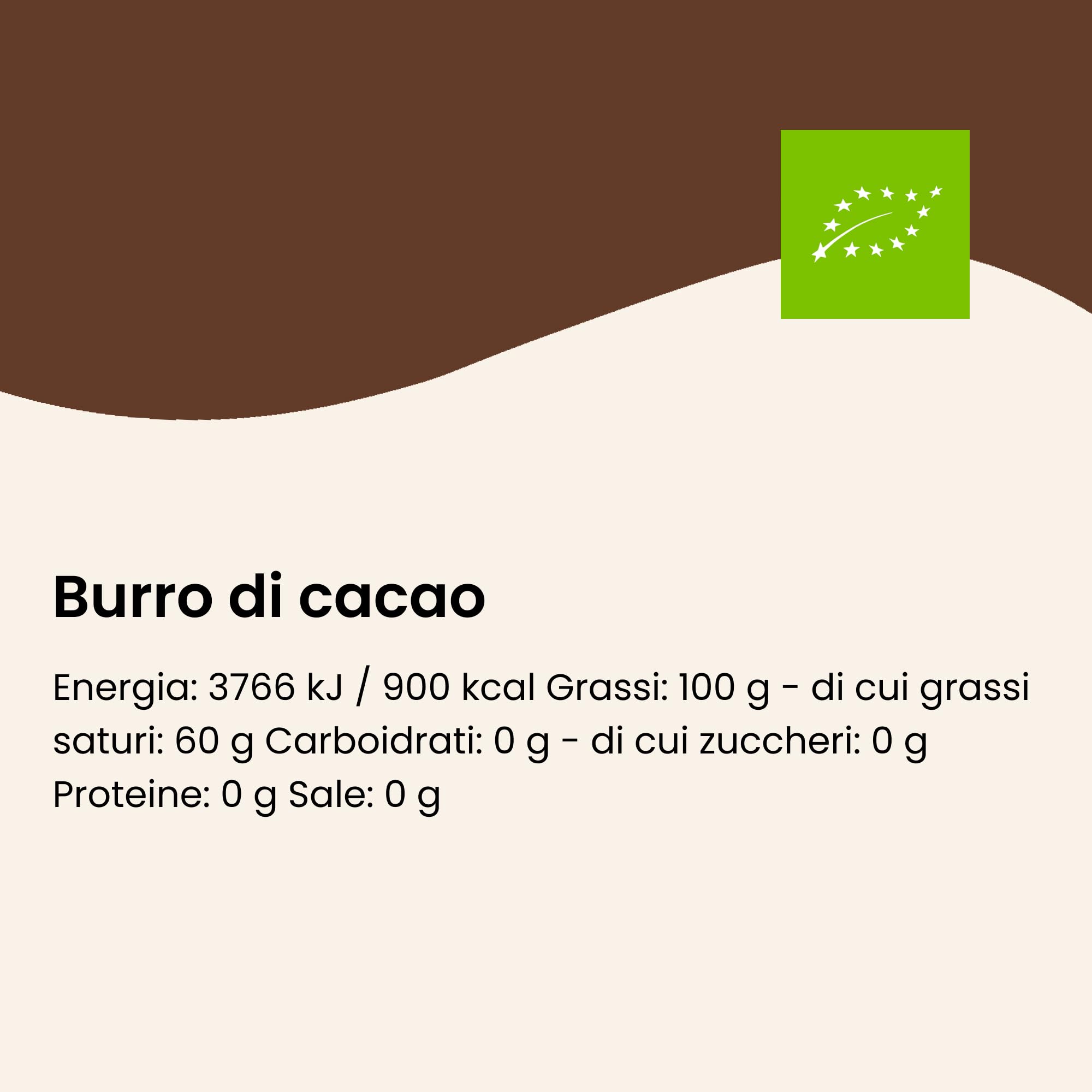 FOODIN Burro di Cacao Bio — Naturale per Cosmetica, Cucina e Dolci — Idratante, Dolce Profumo, Crudo e Sostenibile — 750g