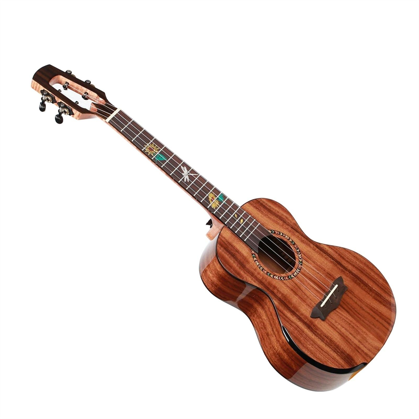 Ukulele Tenore Da 26 Pollici 18 Tasti Corpo In Legno Massello Tastiera In Palissandro Ukulele Con Borsa Ukulele per Principianti (Color : B)