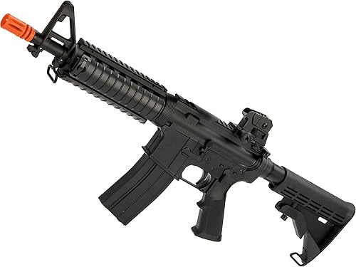 Evike Airsoft - Matrix M4 GBB M4-Style Gas Blowback Airsoft Rifle con sistema WA reforzado (Modelo: M4 CQB-R)