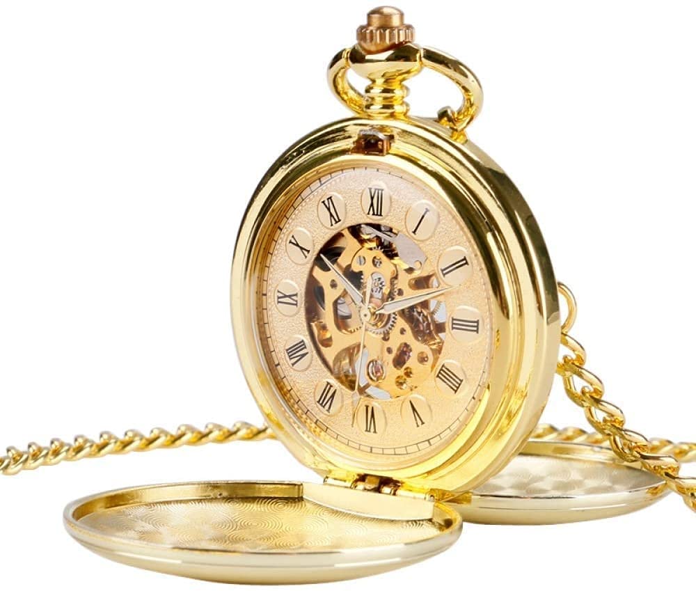 Orologio da Tasca Meccanico Vintage da Uomo - Regalo per Uomini Donne