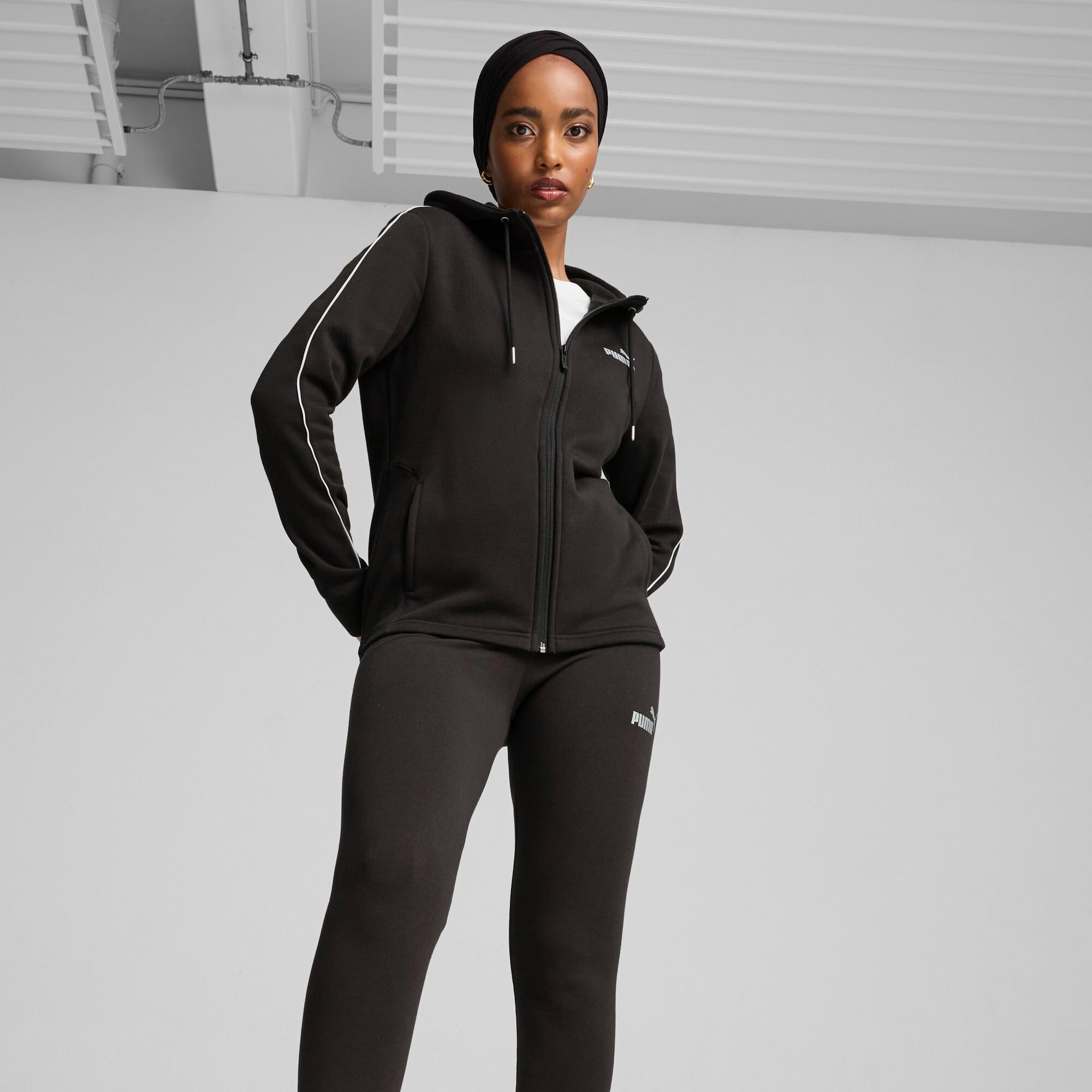 PUMA Metallic Tracksuit Fl Magliette Unisex - Adulto