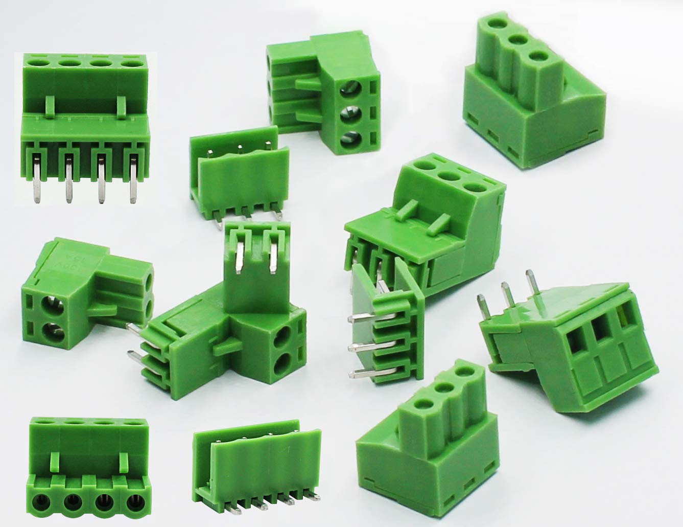 Set Morsettiere PCB 5.08mm - 25 Pezzi Per Circuiti Elettrici (2,3,4 Pin) - Foto 3