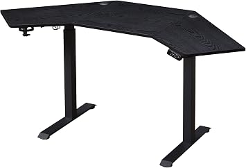 kowo K314 Corner Electric Height Adjustable Standing Desk, Black
